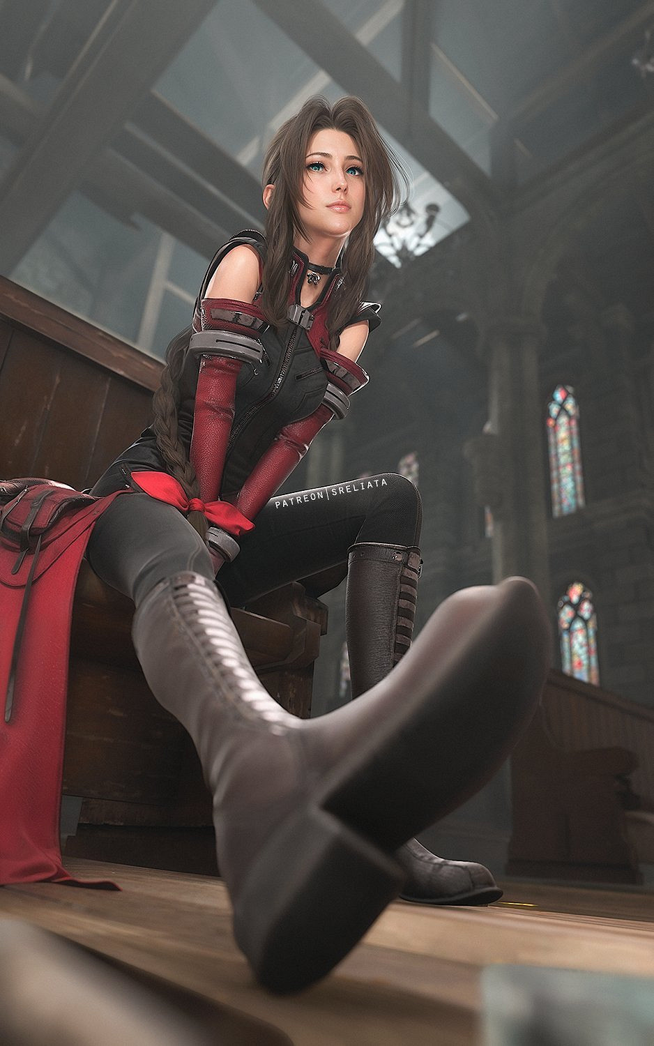 《最終幻想7RE》蒂法3D美圖賞:與克勞德激情熱吻! 《最終幻想7RE》蒂法3D美圖賞:與克勞德激情熱吻!