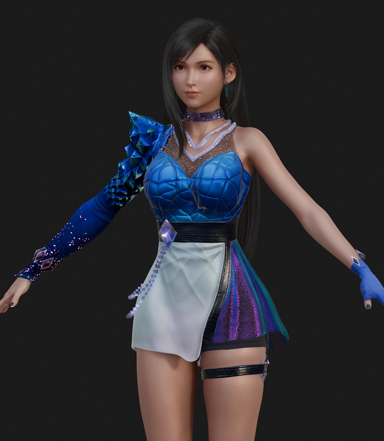 《最終幻想7RE》蒂法3D美圖賞:與克勞德激情熱吻! 《最終幻想7RE》蒂法3D美圖賞:與克勞德激情熱吻!