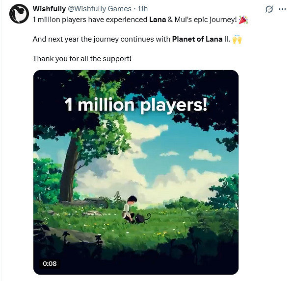 《拉娜之星》玩家數已突破100萬!續作將在明年發售 《拉娜之星》玩家數已突破100萬!續作將在明年發售