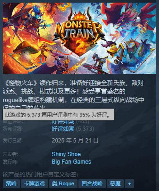 《怪物火車2》DLC內容曝光：兩張全新特色卡牌來襲！