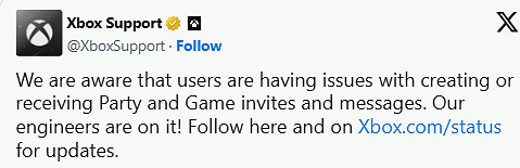 Xbox伺服器突發大規模故障！影響派對功能與好友邀請