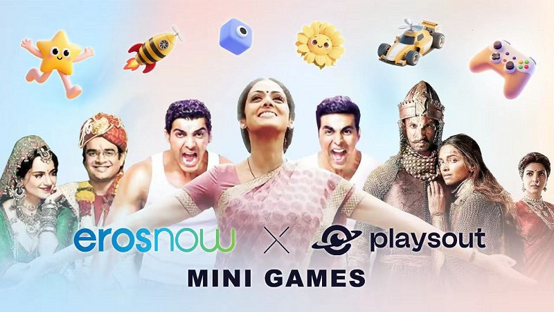 從銀幕到螢幕，PlaysOut攜手Eros Now強勢進軍印度小遊戲市場