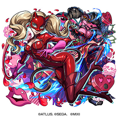 《女神異聞錄5 皇家版》與《怪物彈珠》日本版合作活動