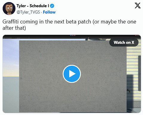 《Schedule I》開發者已確認下個版本將新增塗鴉功能