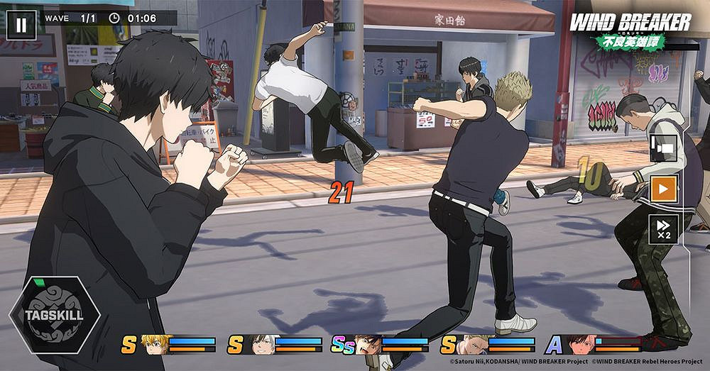 《防風少年 - 不良英雄譚》釋出櫻遙與楡井秋彥角色PV