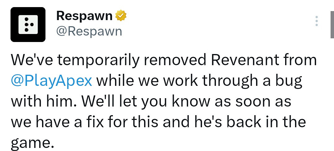 《apex》亡靈無敵bug又來了 重生暫時移除亡靈英雄