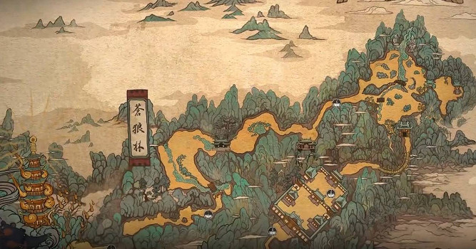 《黑神話悟空》官方高清地圖一覽 (第1頁：黑風山)