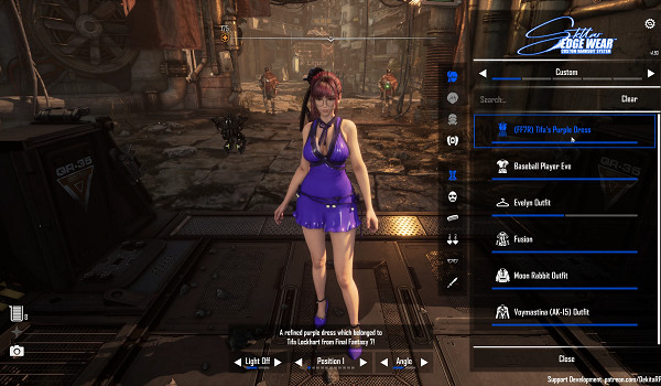 從米德加到未來都市！《劍星》蒂法MOD神還原標誌性深V禮服