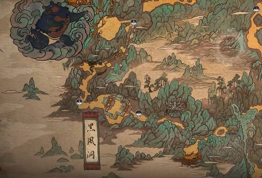 《黑神話悟空》官方高清地圖一覽 《黑神話悟空》官方高清地圖一覽