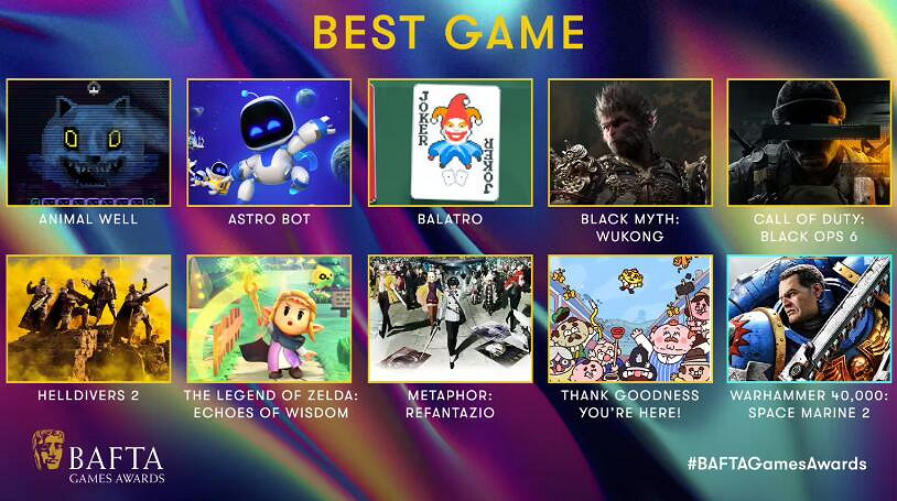 《黑神話悟空》獲得提名一覽 《黑神話悟空》獲得提名一覽