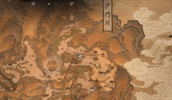 《黑神話悟空》官方高清地圖一覽 (第2頁：黃風嶺)