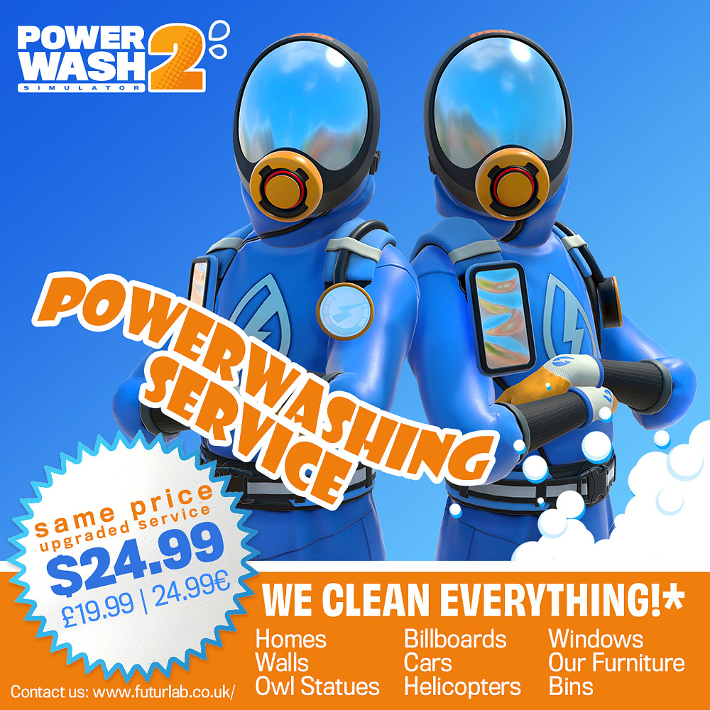 模擬新作《衝就完事模擬器2》詳細展現清洗世界的延展