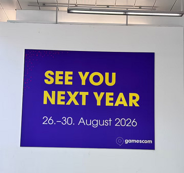 2026年gamescom科隆遊戲展定檔於8月26日~8月30日