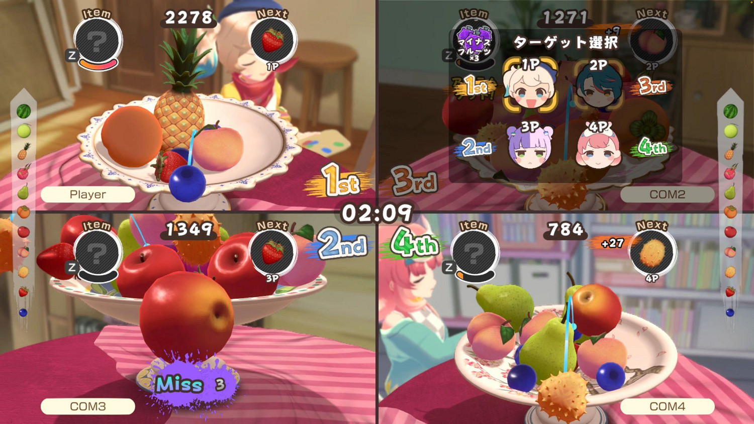 堆疊水果的對戰派對遊戲《水果山派對》將於8月28日開啟搶先體驗！全新玩法與豐富內容大公開！