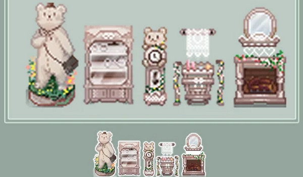 《星露谷物語》熊家具MOD發布！全屋毛絨化改造+交互彩蛋