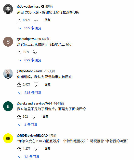 《COD22》預告片差評如潮！玩家評論：不如戰地風雲2042