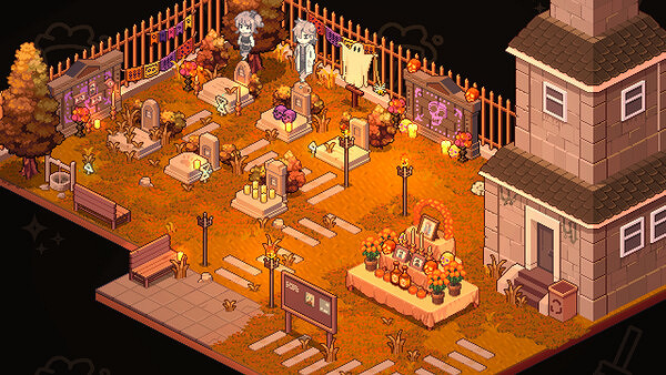 像素風模擬經營裝修收納遊戲《囈語小鎮》明日發售