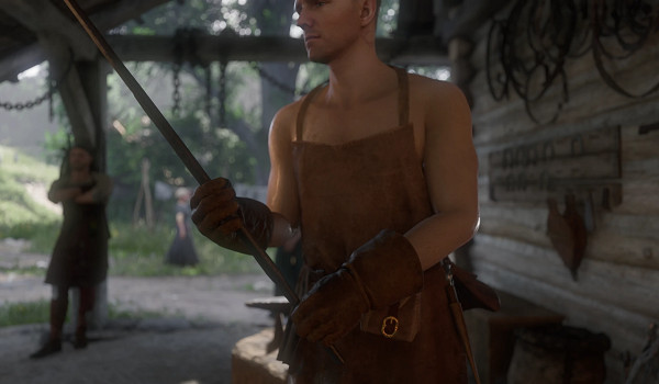 《天國2》無上衣圍裙MOD：汗濕金屬反光+動態傷疤系統