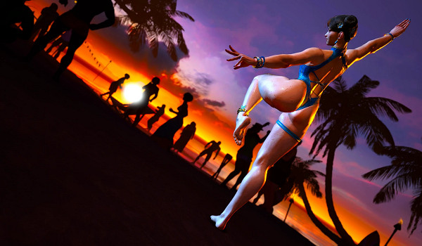 《快打旋風6》春麗C4MOD:肌肉線條重構+擂台腳印系統 《快打旋風6》春麗C4MOD:肌肉線條重構+擂台腳印系統