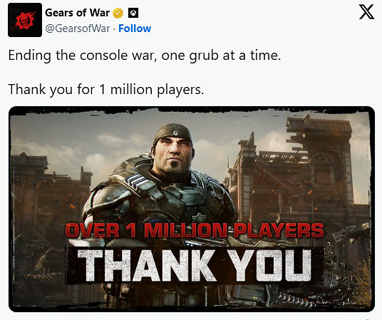 PS5終結Xbox獨占！《戰爭機器重裝上陣》破百萬玩家