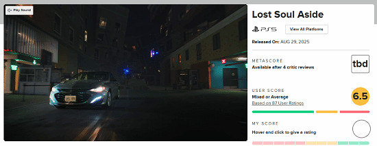 《失落之魂》PS5版M站評分6.5分 官方承諾優化更新! 《失落之魂》PS5版M站評分6.5分 官方承諾優化更新!