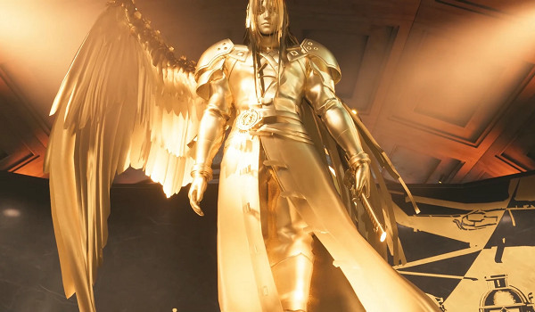 《FF7重生》薩菲羅斯雕像MOD！1:1還原毀滅之神降臨特效