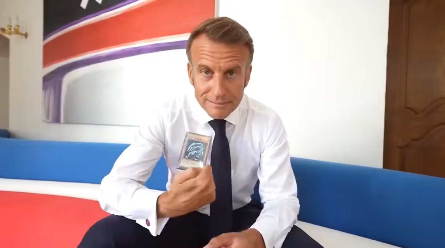 馬克龍也是牌佬 法國總統錄製遊戲王比賽祝賀影片 馬克龍也是牌佬 法國總統錄製遊戲王比賽祝賀影片