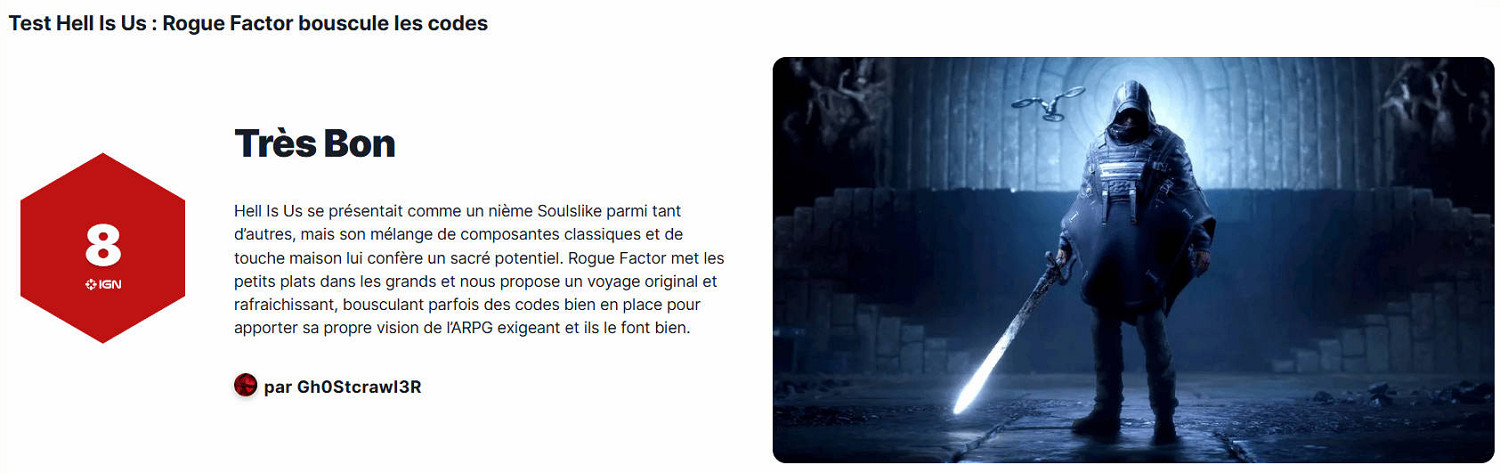 《地獄即我們》IGN法國8分!為魂類arpg注入清新之風 《地獄即我們》IGN法國8分!為魂類arpg注入清新之風