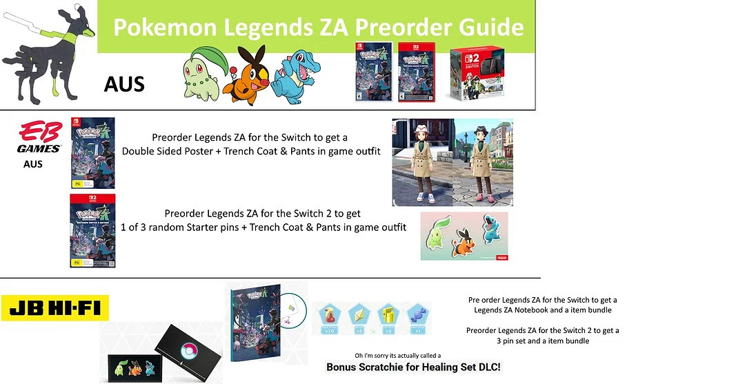 《寶可夢傳說 Z-A》預購公開!GameStop贈送風衣套裝 《寶可夢傳說 Z-A》預購公開!GameStop贈送風衣套裝