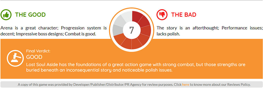 外媒評測《失落之魂》:戰鬥亮眼但節奏和技術存短板 外媒評測《失落之魂》:戰鬥亮眼但節奏和技術存短板