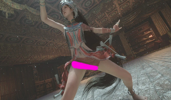 《明末》紅衣少女MOD:動態刺繡流光+雨天避水特效 《明末》紅衣少女MOD:動態刺繡流光+雨天避水特效