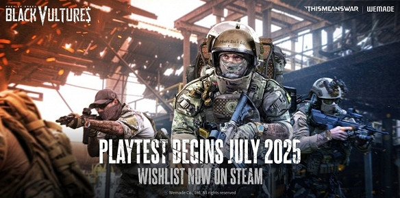 韓國FPS新作《黑美洲鷲貪婪獵物》公開Steam二測日期