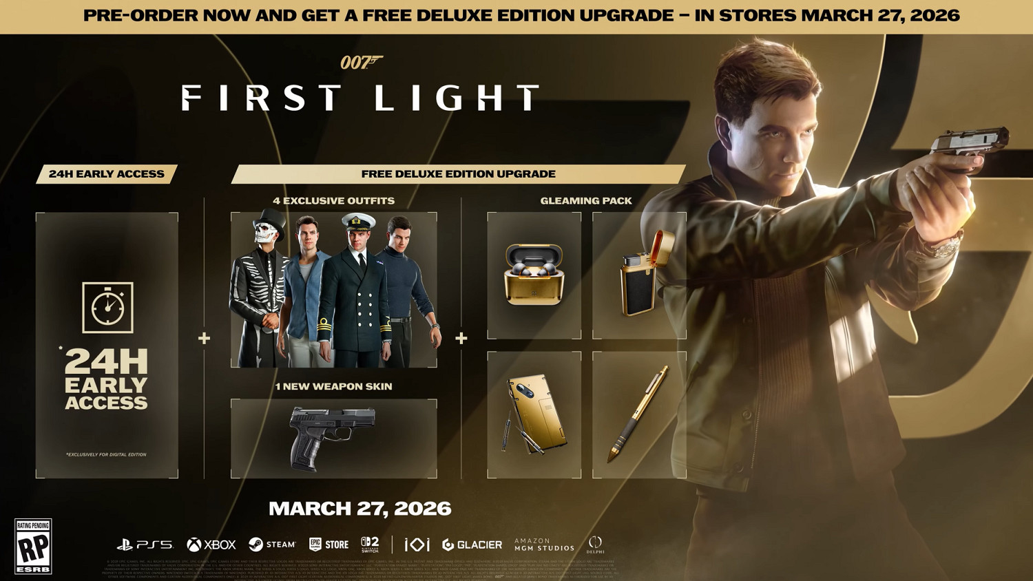 殺手47+奈森·德雷克=詹姆斯·邦德,《007:黎明曙光》直面會解析 殺手47+奈森·德雷克=詹姆斯·邦德,《007:黎明曙光》直面會解析