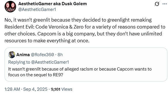 曝《生化:維羅妮卡》重製版已開發三年!正超預期推進 曝《生化:維羅妮卡》重製版已開發三年!正超預期推進