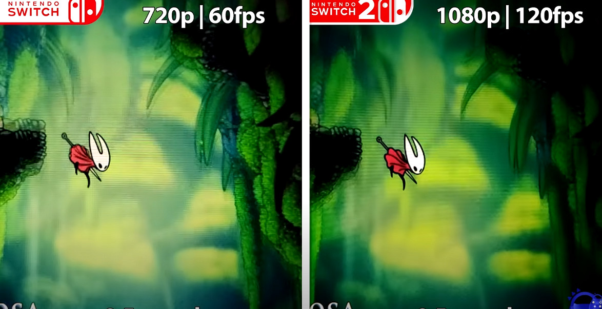 顯著提升!《空洞騎士：絲之歌》NS2版與初代版表現對比