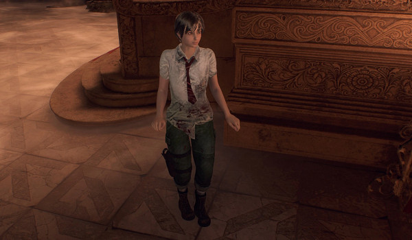 《惡靈古堡4》瑞貝卡老師MOD：教科書武器皮膚+急救噴霧動畫重製