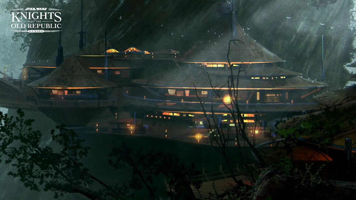 《星際大戰:舊共和國武士》重製概念圖:卡希克樹頂 《星際大戰:舊共和國武士》重製概念圖:卡希克樹頂