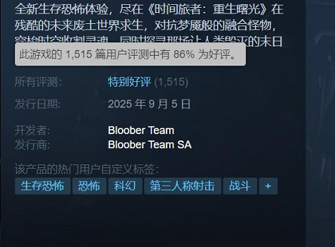《時間旅者 重生曙光》Steam特別好評: 滿是經典的影子