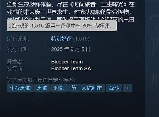《時間旅者 重生曙光》Steam特別好評:滿是經典的影子