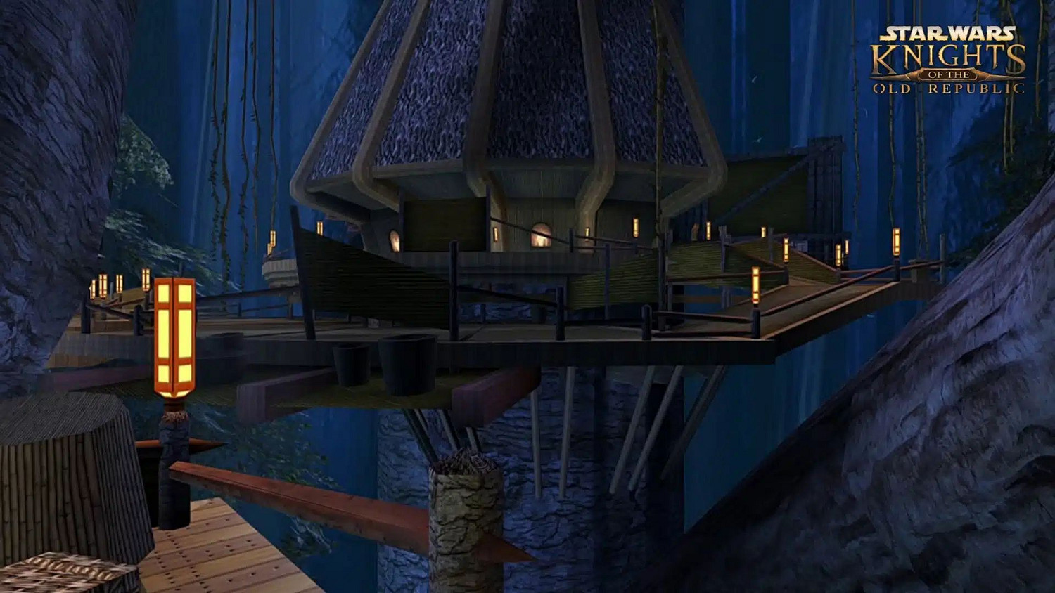 《星際大戰:舊共和國武士》重製概念圖:卡希克樹頂 《星際大戰:舊共和國武士》重製概念圖:卡希克樹頂