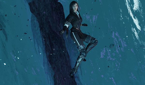 《最終幻想7重生》蒂法範格堡MOD！皮甲戰痕+銀劍掛件