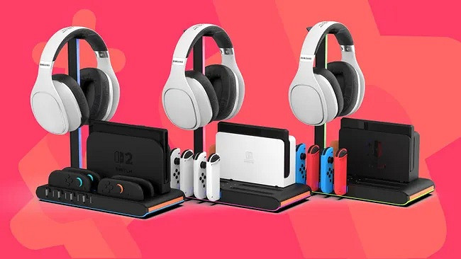 iMP發布Switch 2多功能充電底座:內建LED與卡帶儲存 iMP發布Switch 2多功能充電底座:內建LED與卡帶儲存