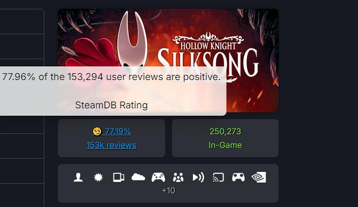 差評激增!《絲之歌》差評量已超初代《空洞騎士》兩倍