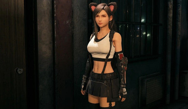 《FF7重生》貓耳蒂法MOD！動態耳尾+戰鬥呼嚕音效