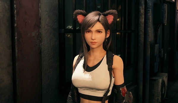 《FF7重生》貓耳蒂法MOD！動態耳尾+戰鬥呼嚕音效