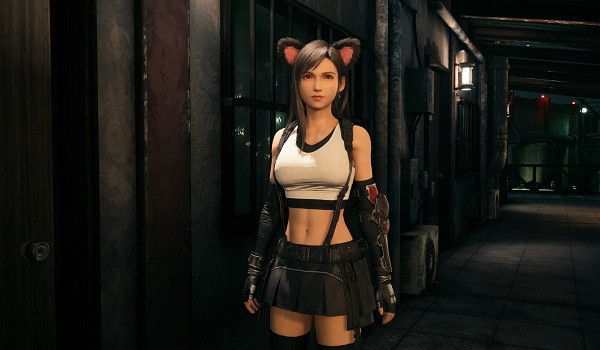 《FF7重生》貓耳蒂法MOD！動態耳尾+戰鬥呼嚕音效