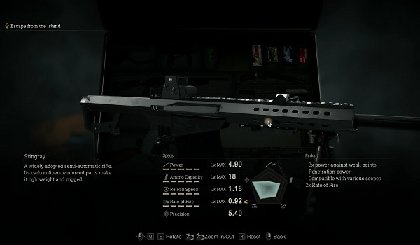 《惡靈古堡4》巴雷特MOD！穿牆傷害+後坐力物理模擬