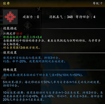 《逸劍風雲決》謫仙套武學介紹 (第4頁：猿舞)