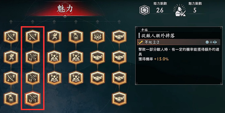 《浪人崛起》前期技能推薦