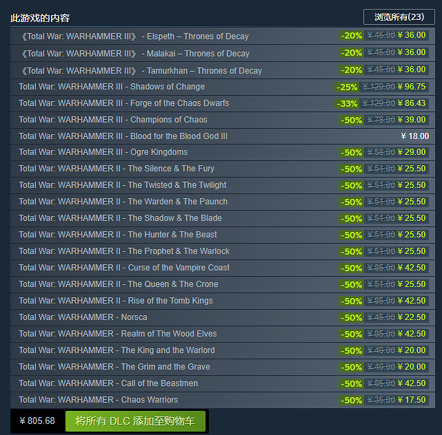 《全軍破敵戰鎚3》史低價格介紹 《全軍破敵戰鎚3》史低價格介紹